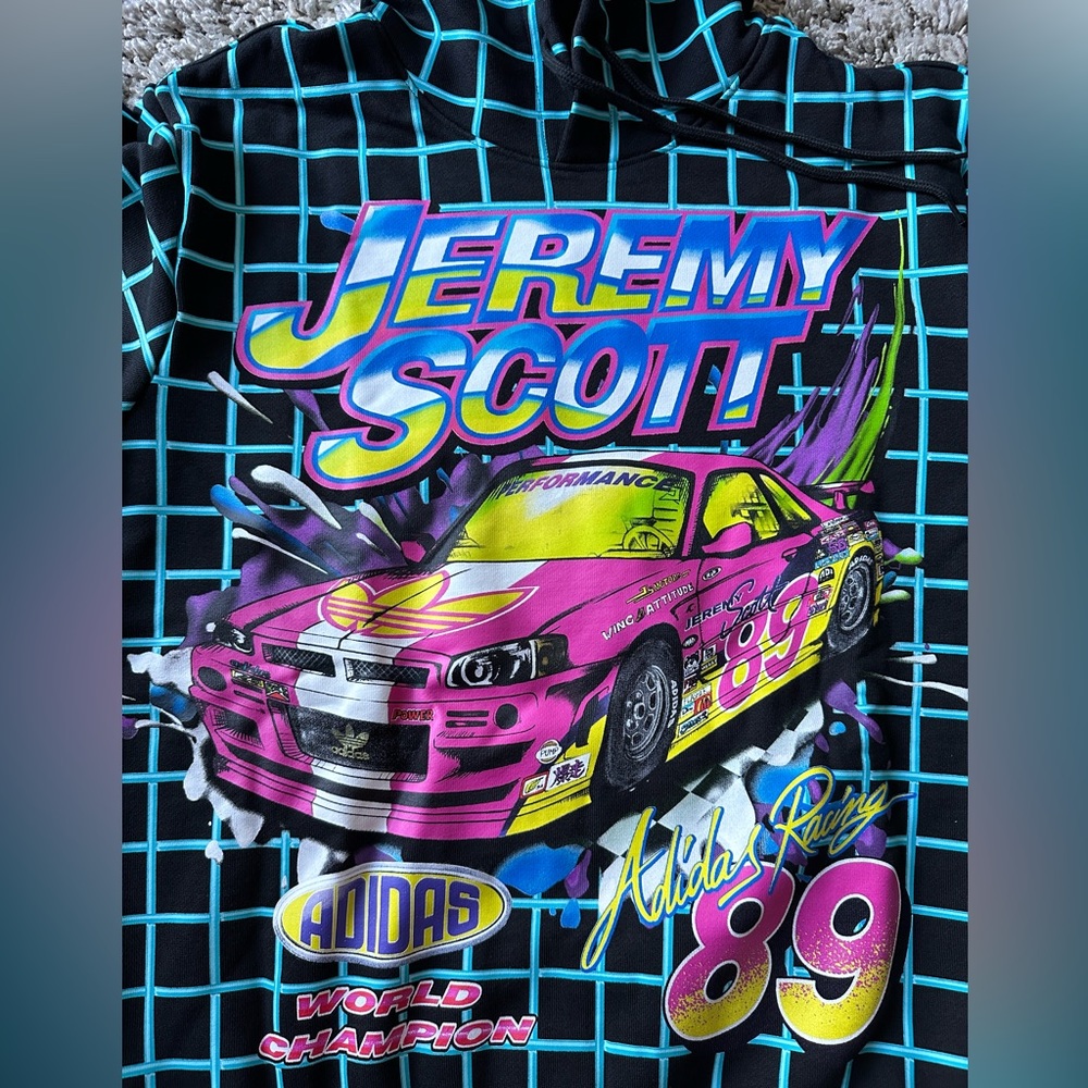 Adidas x Jeremy Scott Rally package! Hoodie AND t-shirt! - Picture 3 of 12